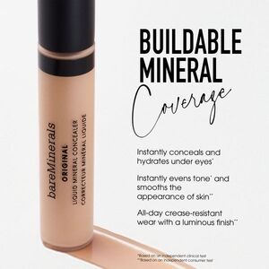 ✨ NEW bareMinerals Original Liquid Mineral Concealer | Shade Light/Med 2.5W